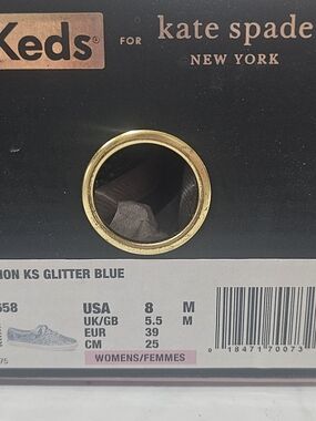kate spade pink Keds Collaboration Shoe Box